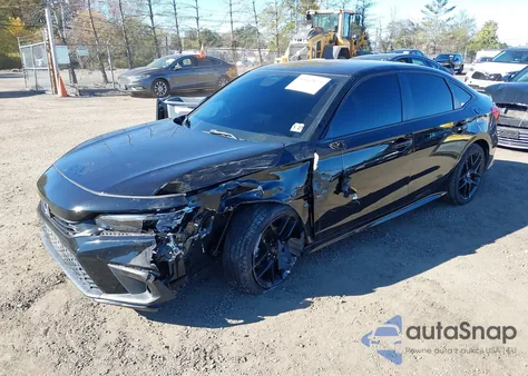 2022 Honda Civic Sport из США, поврежденный, VIN 2HGFE2F52NH585288